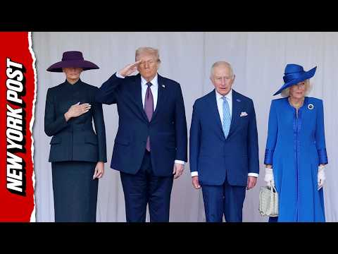 Trump and Melania Get ‘Royal Treatment’ as They Arrive at Windsor Castle