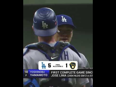 Dodgers take the first two games of the NLCS in Milwaukee 😳