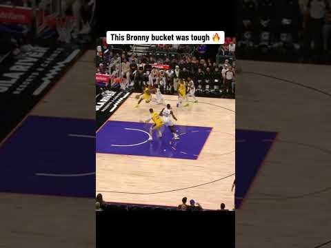 Reverse layup by Bronny 🔥