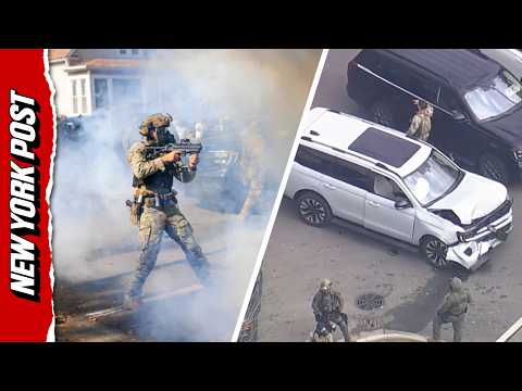 Feds Deploy Tear Gas on Chicago Street After High-Speed Chase Ends in Crash