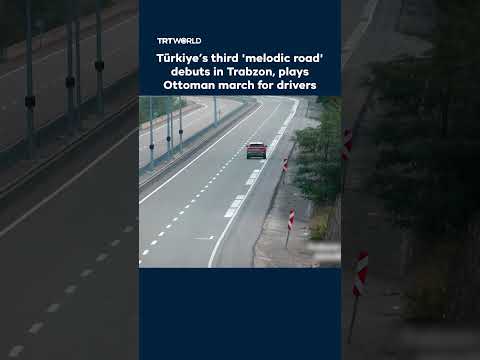 Türkiye’s third ‘melodic road’ debuts in Trabzon, plays Ottoman march for drivers