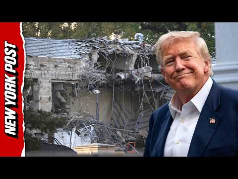 Trump Demolishes White House East Wing to Build $250 Million Ballroom