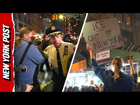 ICE Agents Clash with Enraged New Yorkers During Chinatown Operation