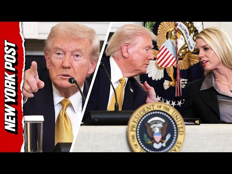 Trump Has Awkward Exchange with French Reporter, Asks Bondi, ‘Will You Please Answer That?’