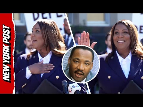 NY’s Letitia James Shamelessly Rips off MLK Speech After Not-Guilty Plea