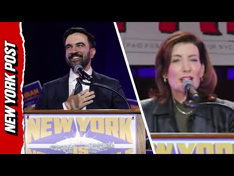 ‘Tax the Rich!’: Kathy Hochul Speech Disrupted by Chants at Mamdani Rally