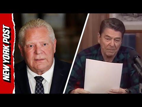Ontario Premier Defends Use of Anti-Tariff Reagan Ad
