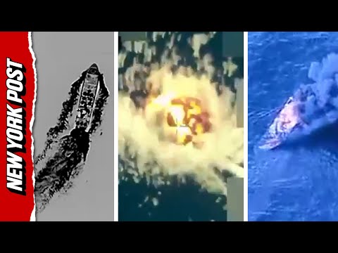 Watch the US Military OBLITERATE 14 Alleged Cartel Boats in Caribbean and Pacific Strikes