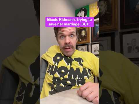 Nicole Kidman Is Trying To Save Her Marriage To Keith Urban, BUT: