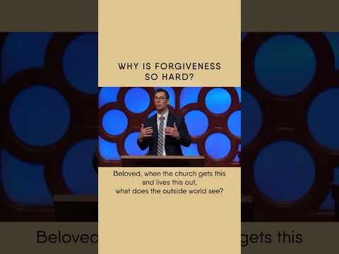 Why Is Forgiveness So Hard? #sermon #bible #christianity #jonathanyoussef