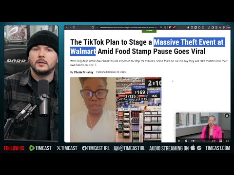 EBT Woman Calls For MASS LOOTING If SNAP Ends, Trump MUST Arrest These People | Tim Pool