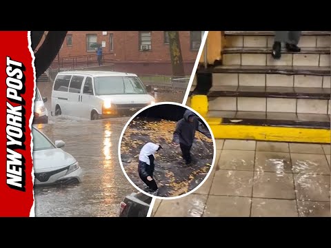 New Yorkers PUMMELED by Rain and Flooding