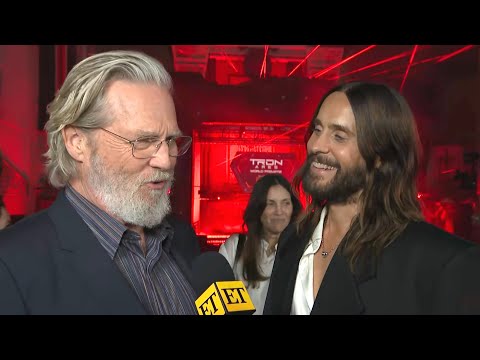 Tron: Ares’ Jared Leto and Jeff Bridges GUSH Over Each Other (Exclusive)