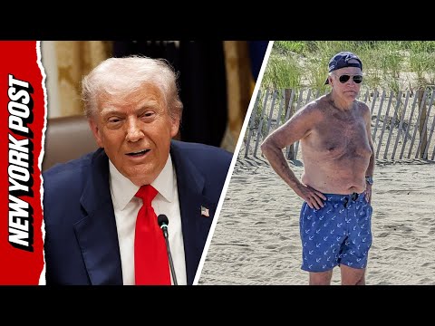 ‘Somebody Told Him That He Looked Good in a Bathing Suit’: Trump Jokes About Biden