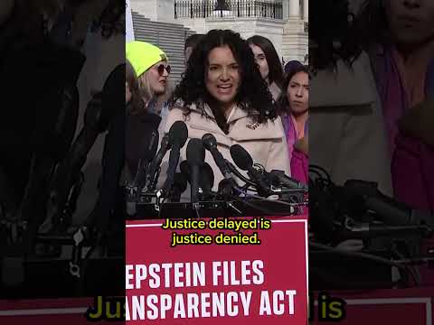 ‘Justice delayed is justice denied’: Epstein survivors speak out to release files