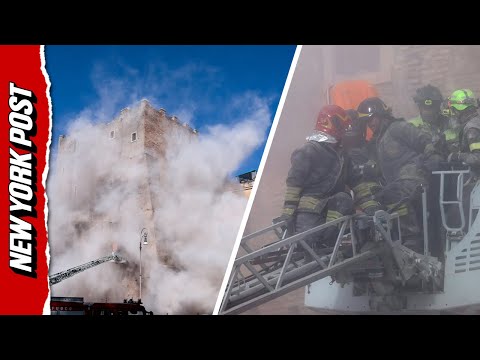 Medieval Tower Near Roman Forum Partially Collapses, Injuring Worker