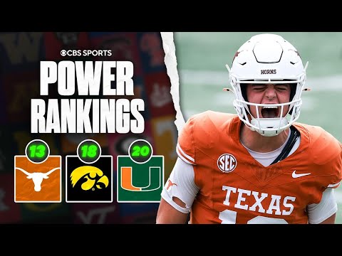 College Football Power Rankings Week 11: Texas back in playoff contention? Iowa SHOULD BE ranked