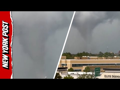 Video Captures Funnel Cloud Forming Over Texas