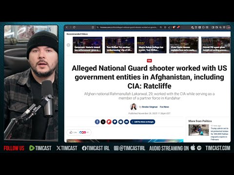 Terrorist Who Gunned Down Guardsmen Was CIA Asset, Democrats PUSHED For This | Tim Pool