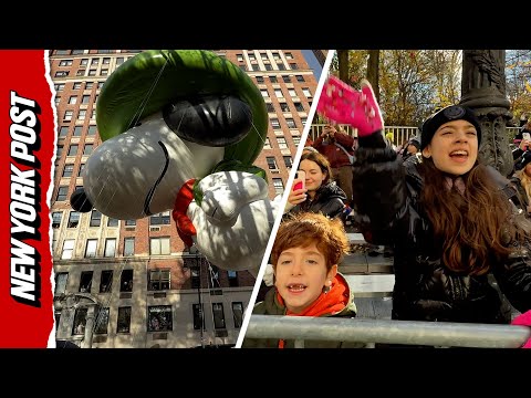 Thousands brave the cold and strong winds to celebrate Macy’s Thanksgiving Day Parade