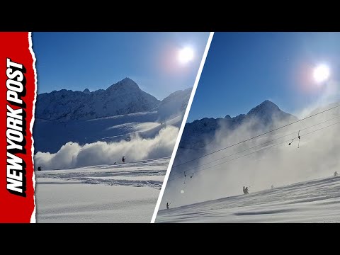 Avalanche on Austria Glacier Buries Several Skiers