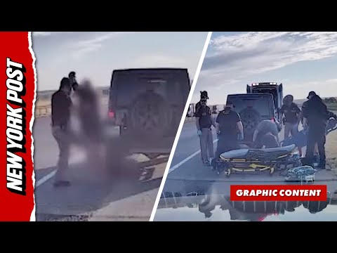 State Trooper Takes Down Man With Knife During Roadside Mental Crisis