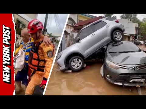 Typhoon Kalmaegi Slams Central Philippines: Deadly Floods Trap Residents on Rooftops