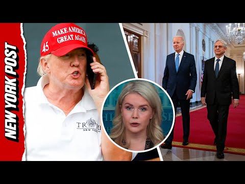 White House Slams Biden’s Justice Department After Bondi Announces Trump’s Phone Was Seized