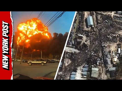 New Satellite Images Show Trail of Destruction After Deadly UPS Plane Crash