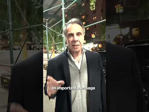 Andrew Cuomo seen for first time since mayoral loss #shorts