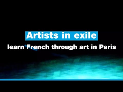 Artists in exile learn French through art in Paris • FRANCE 24 English