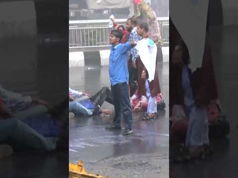 Bangladesh Teachers Sprayed With Water Cannons During Pay Protest #shorts