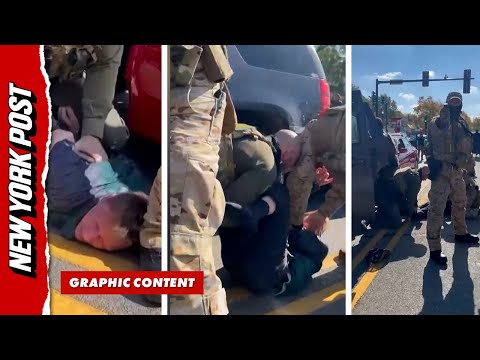 Chaos Erupts In Chicago As Agents Punch Restrained Man, Threaten Unruly Crowd With Pepper Spray