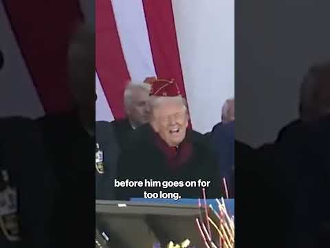 Trump Shares a Laugh With JD Vance Over ‘Very Brief’ 1 Hour, 45-Minute Speech Joke #shorts