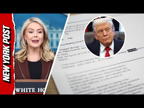 Leavitt Says Epstein Emails Prove Trump ‘Did Nothing Wrong’