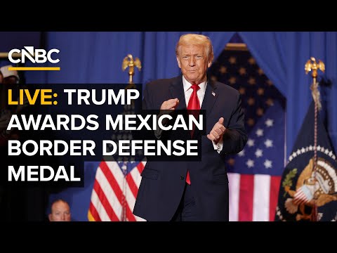 LIVE: President Trump awards Mexican Border Defense Medal at the White House — 12/15/2025
