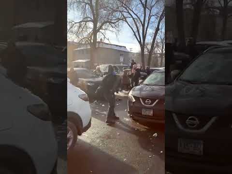 Anti-ICE Protest Explodes After Agents Reportedly Detain Pregnant Woman #shorts