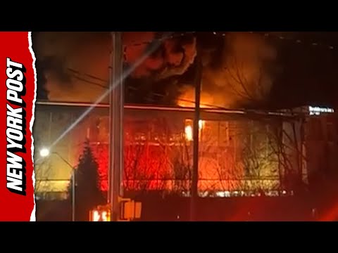 Massive Roof Fire Engulfs Raleigh Convention Center
