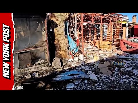 Russia Strikes Ukrainian Market on Christmas Day