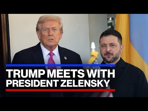 Live: President Trump meets with Ukrainian President Zelensky