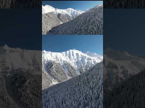 Drone Footage Shows STUNNING Winter Wonderland as Snow Covers Turkey’s Kackar Mountains #shorts