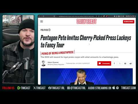 NYT SUES PENTAGON, LIES About Tim Pool, Libby Emmons And REAL PRESS