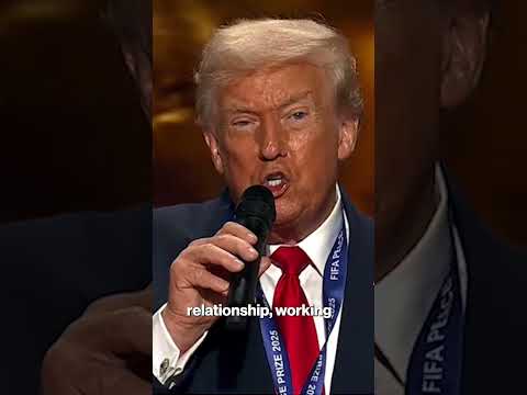 “We Saved Millions of Lives”: Trump Stuns Crowd With FIFA Peace Prize Win #shorts