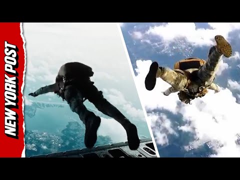 US Marines Freefall Into Camp Santiago, Puerto Rico as Tensions Rise With Venezuela