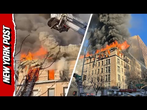 FDNY Battles Heavy Fire in Upper West Side Apartment Building