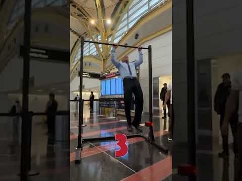 Watch RFK Jr and Sean Duffy Compete in Impromptu Pull Up Contest #shorts