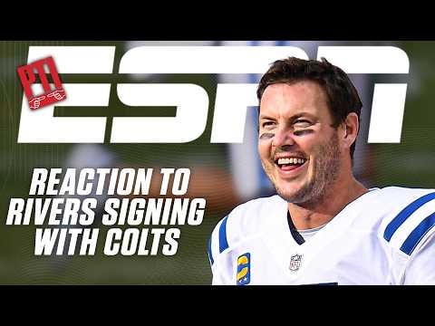 PTI reacts to Philip Rivers coming out of retirement to sign with the Colts’ practice squad