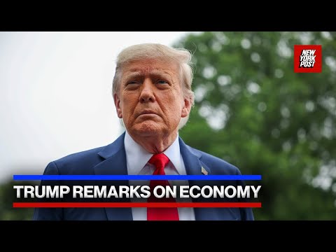 Live: Trump Delivers Remarks on US Economy