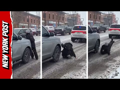 ICE Agent Laughs as Car Hits Protester During Tense Minneapolis Confrontation
