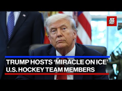 Trump Hosts “Miracle on Ice” Olympic Team in Oval Office for Bill Signing | New York Post